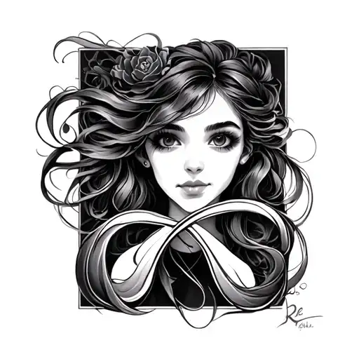 Kaylee in a infinity symbol  tattoo design idea