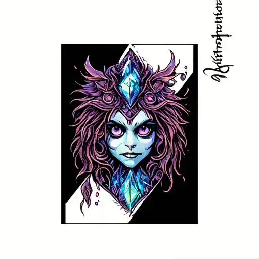 dark crystal movie tattoo design idea
