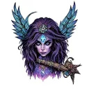 dark crystal movie tattoo design idea