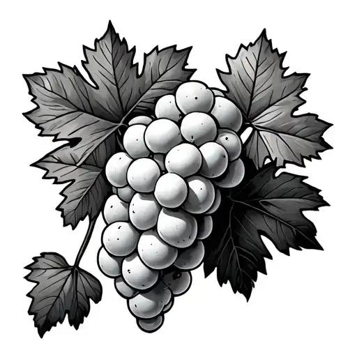 Grapevine tattoo design idea