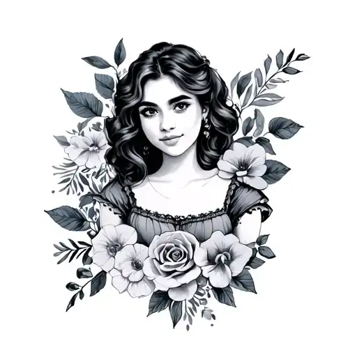 Aunt Niece tattoo design idea