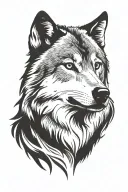 wolf face tattoo design tattoo design idea