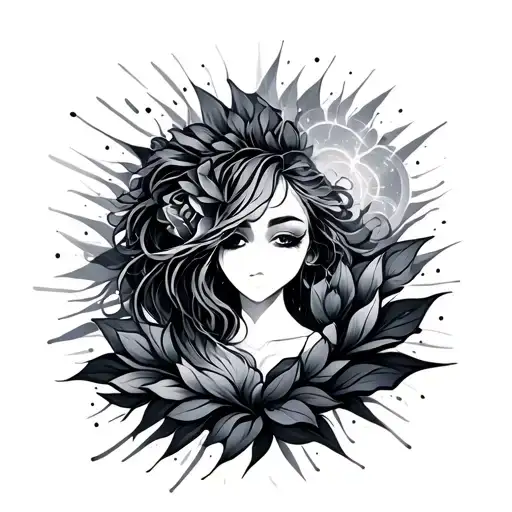 Positive Energy tattoo design idea