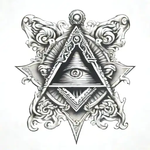 Freemason tattoo design idea