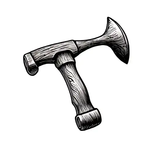 sledgehammer tattoo design idea
