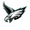 philadelphia  eagles tattoo design idea