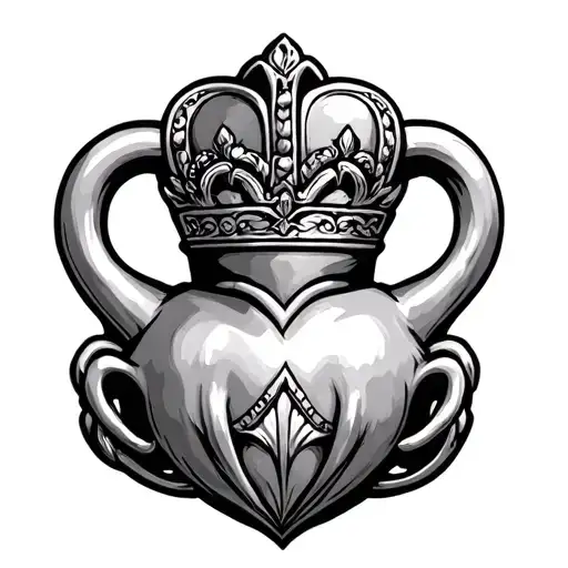 Claddagh tattoo design idea
