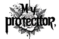 "My protector " Layla tattoo design idea