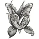 Vaginal tattoo design idea