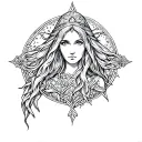 galadriel tattoo design idea