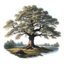 Alder Tree tattoo design idea