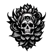 scrolling tattoo design idea