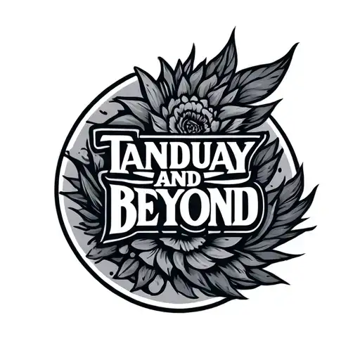 Tanduay and beyond logo tattoo design idea