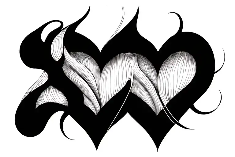 Abstract tattoo design idea