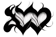 Abstract tattoo design idea