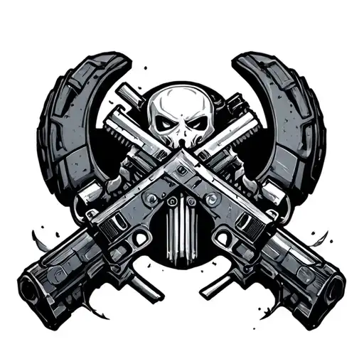 fallout brotherhood of steel tattoo design idea