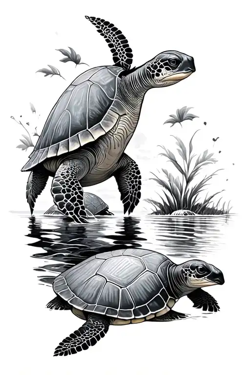 opt.ink, sea, nature, turtles, Family and Friends, travel tattoo design idea