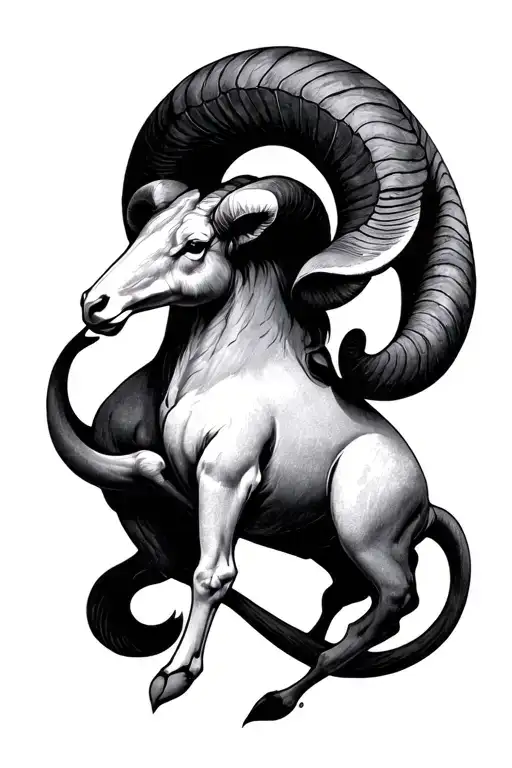 march 28 1994 Aries zodiac symbol tattoo design idea