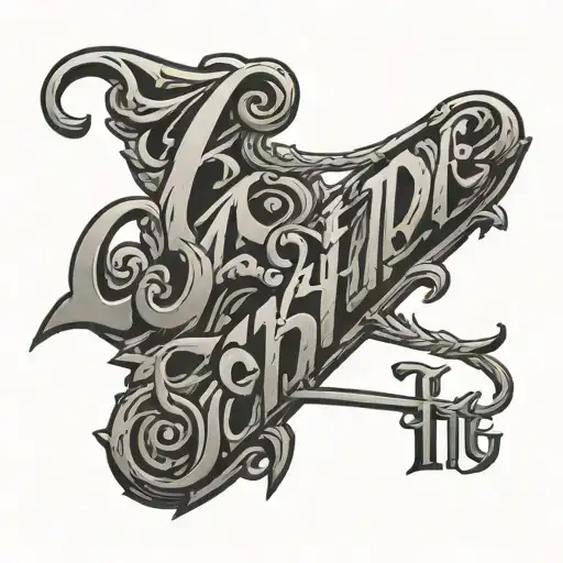 Eastside in writing grafiti lettering tattoo men tattoo design idea
