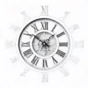 Roman numeral clock tattoo design idea