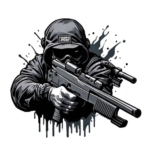 Counter Strike tattoo design idea