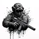 Counter Strike tattoo design idea