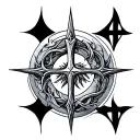 norse rune for freya tattoo design idea