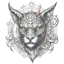 devil dogs tattoo design idea