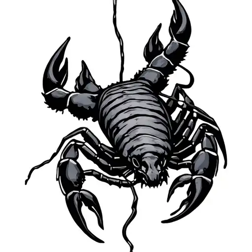 Scorpio And Virgo tattoo design idea