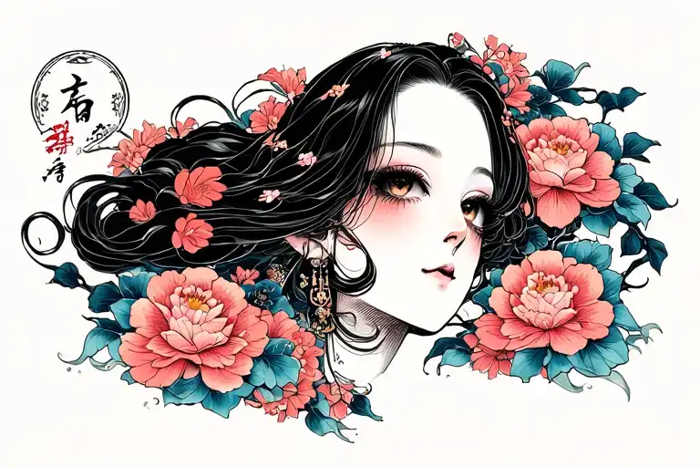 daughters name tattoo design idea