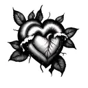 heartache tattoo design idea