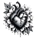 heartache tattoo design idea