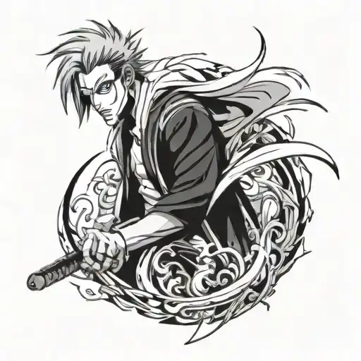 Bleach anime tattoo design idea
