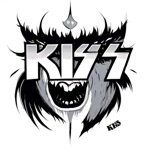 Kiss Band tattoo design idea