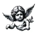 Cherub tattoo design idea