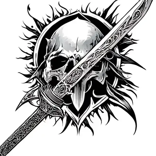 espada tattoo design idea