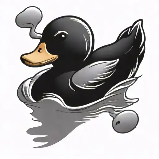 Rubber Duck tattoo design idea