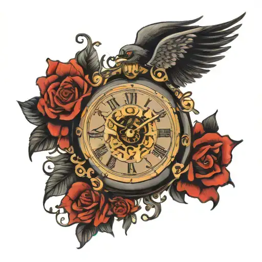 horloge avec 1978 1996 2001 2004 2006 2009 tattoo design idea