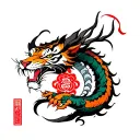 dragon claw and tiger fang tattoo design idea