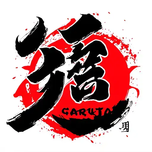 Gaara Love Kanji tattoo design idea