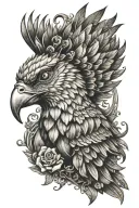 liverbird tattoo design idea