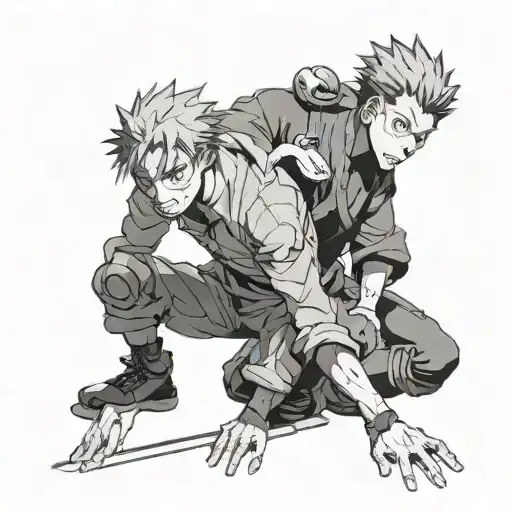 Jujutsu Kaisen tattoo design idea