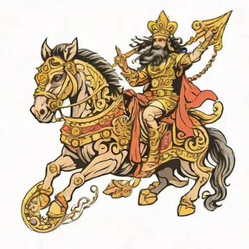 mahabharat tattoo design idea