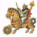 mahabharat tattoo design idea