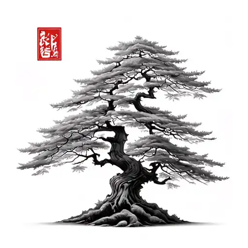 Japanese Maple Tree tattoo design idea