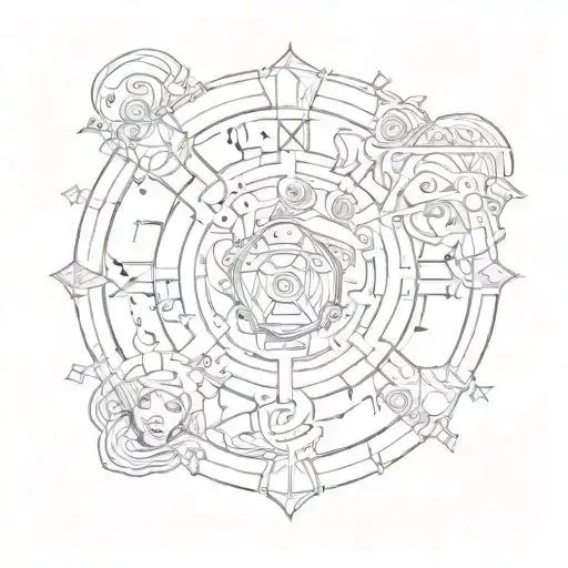 virtues of stoicism tattoo design idea