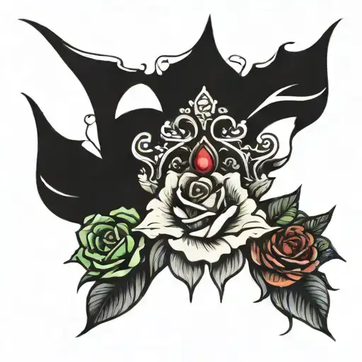 tiara tattoo design idea