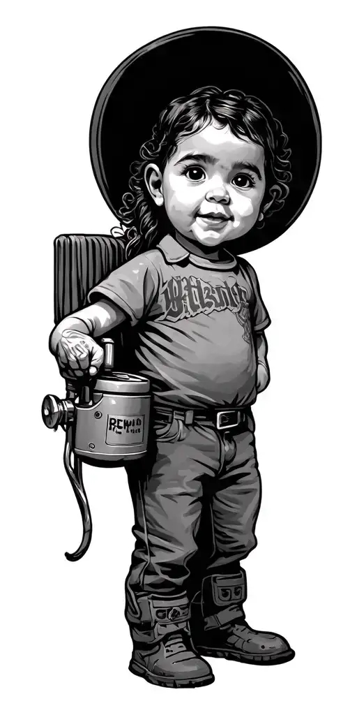 Mexican, mechanic Job, family, 90's baby, religion tattoo design idea