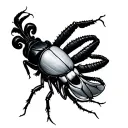 Beetlejuice tattoo design idea