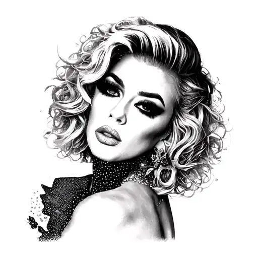 Lady Gaga tattoo design idea